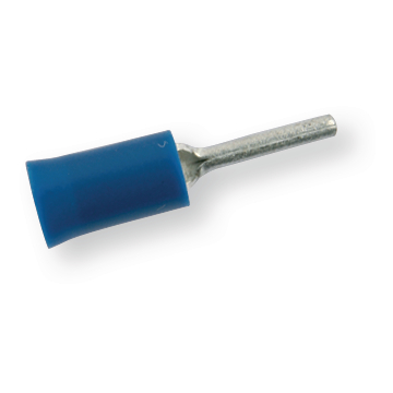Isolierter Verbinder 1,9x1,9 mm blau